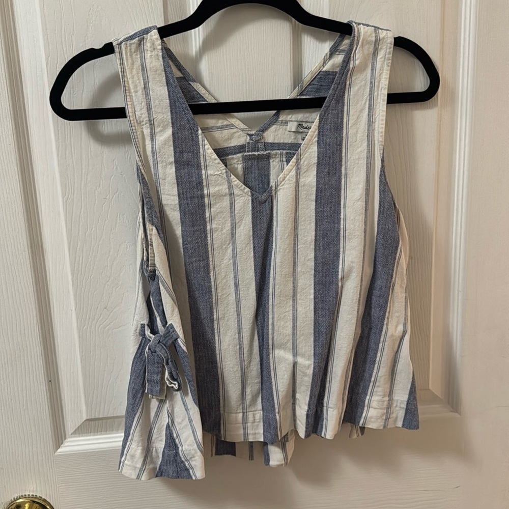 EUC Madewell Striped Blouse